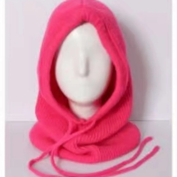 WINTER HOODED NECK WARMER HATS WITH ADJUSTABLE DRAWSTRING - Picture 3 of 4